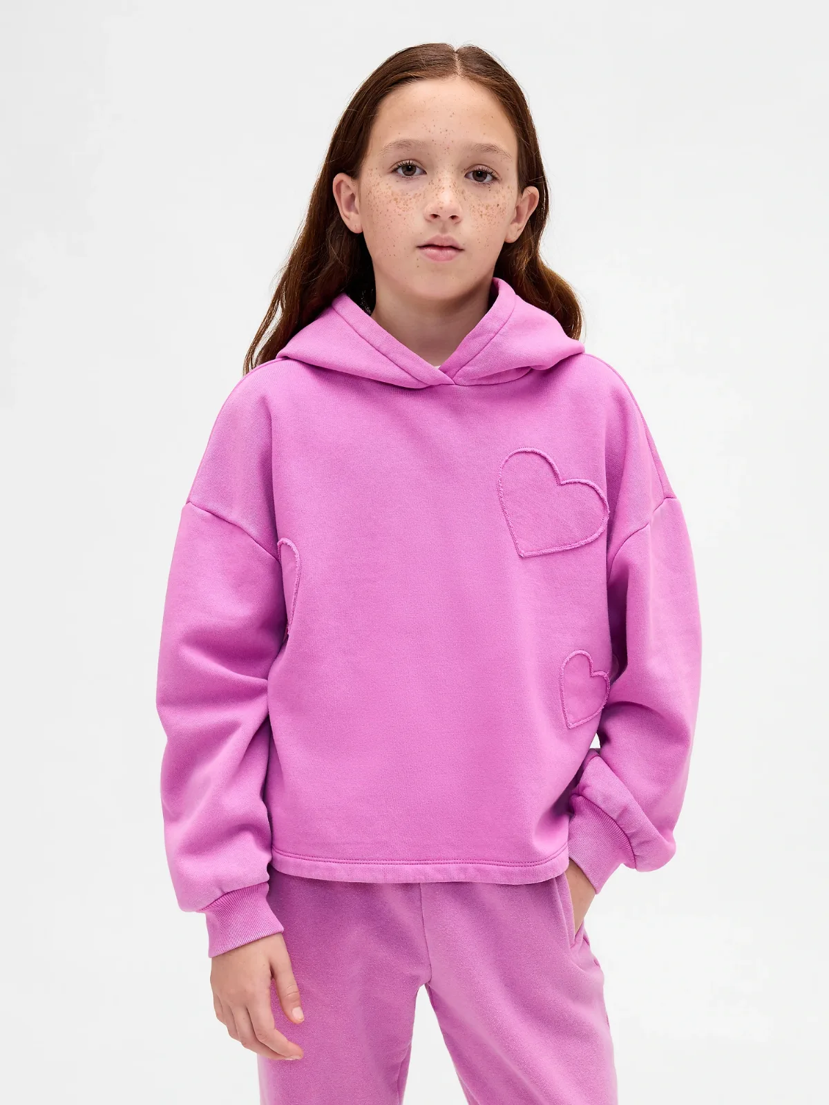 VintageSoft Relaxed Patch Hoodie by Gap