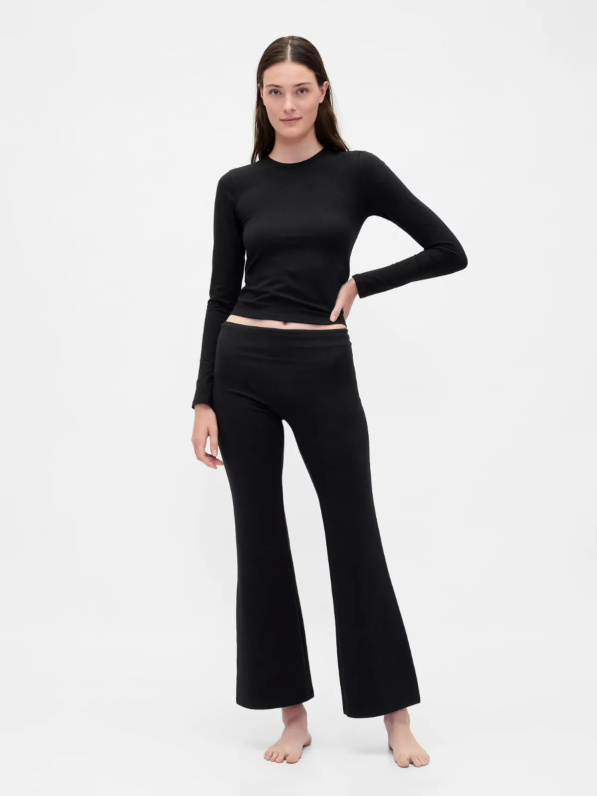 Modern Foldover PJ Leggings by Gap