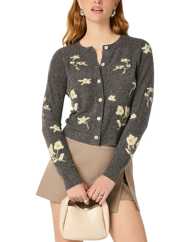 Joy Floral Cardigan Sweater by ASTR