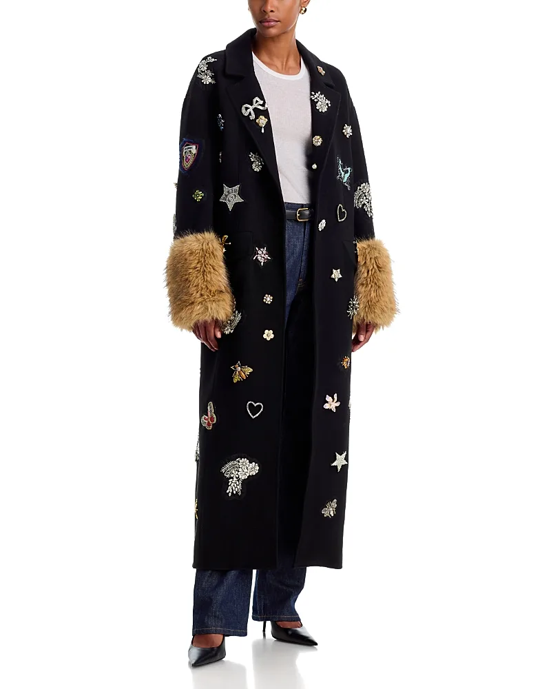 Greatest Hits Mariella Embellished Coat by Cinq a Sept