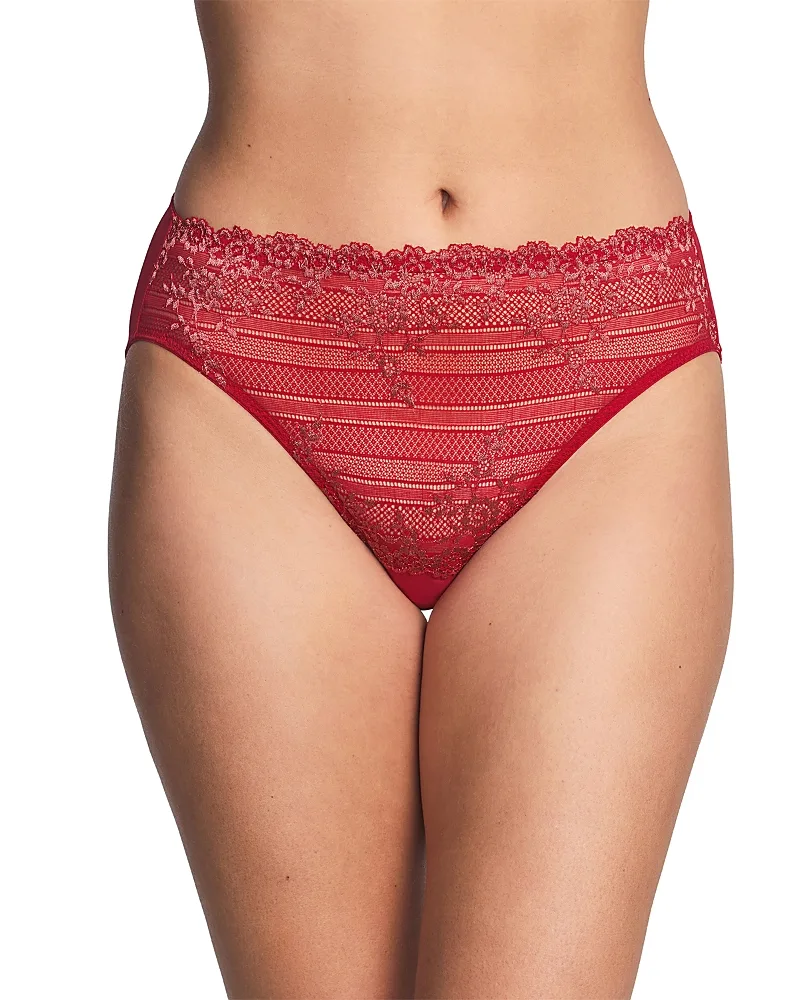 Embrace Lace High-Cut Briefs by Wacoal
