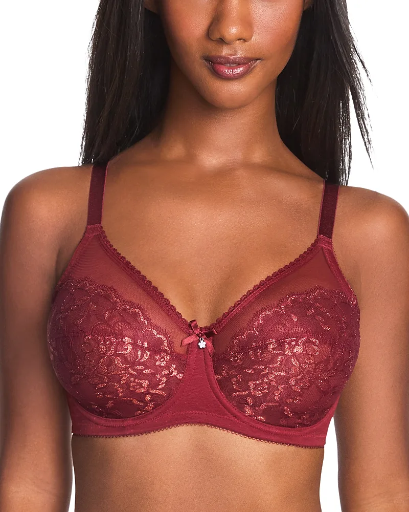 Retro Chic Full Figure Unlined Underwire Bra