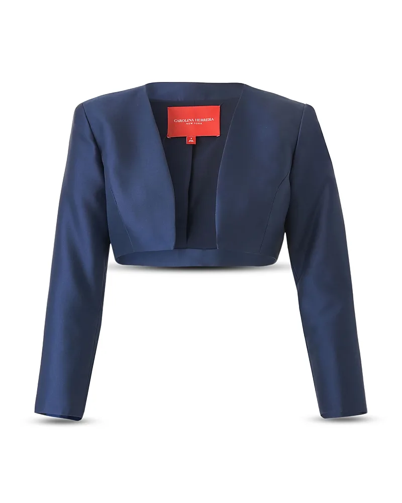 Collarless Bolero Jacket by Carolina Herrera