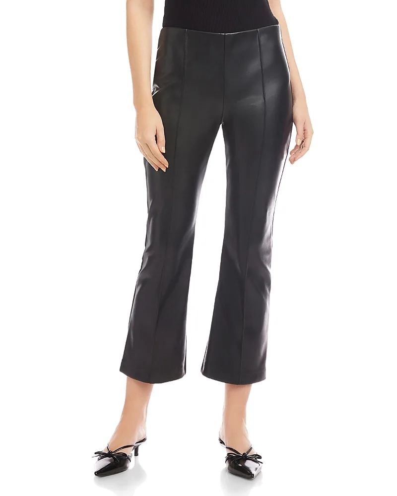 Sigourney Pintuck Faux Leather Pants by Fifteen Twenty