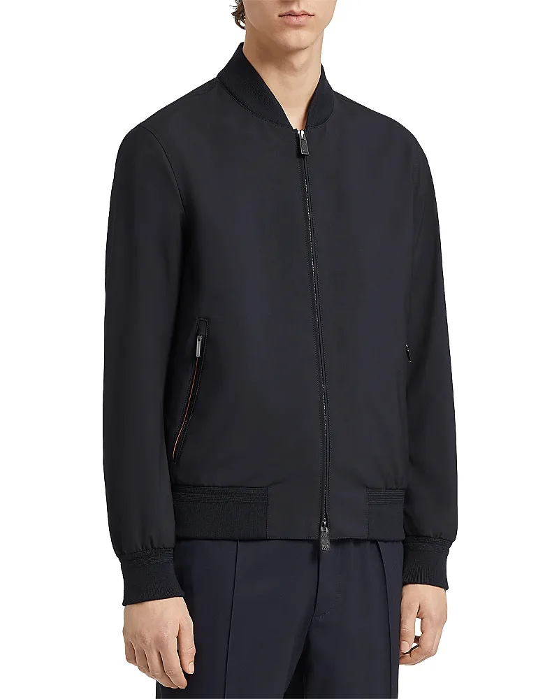 Trofeo Elements Wool Bomber Jacket by Zegna