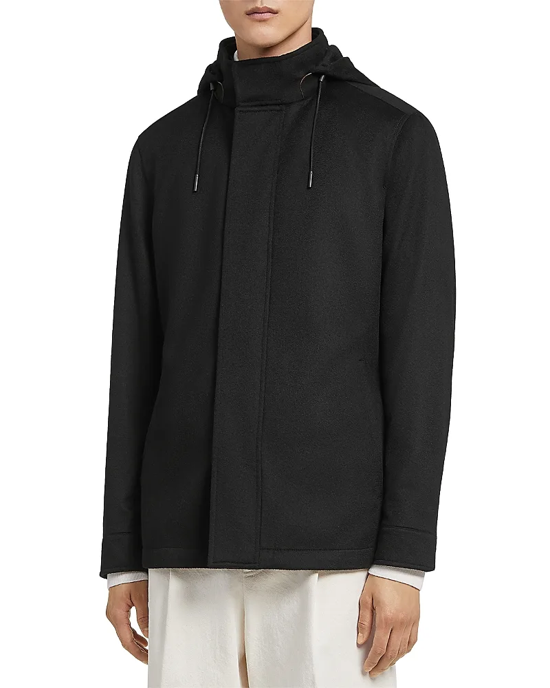 Oasi Cashmere Lite Hooded Overjacket