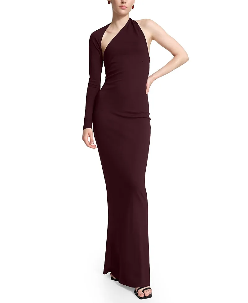 Manhattan One Shoulder Gown by Marcella