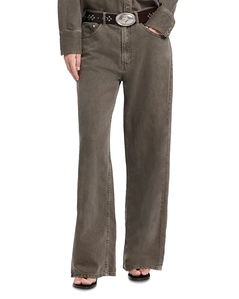 Song Sung Mid Rise Relaxed Wide Leg Jeans by Twp