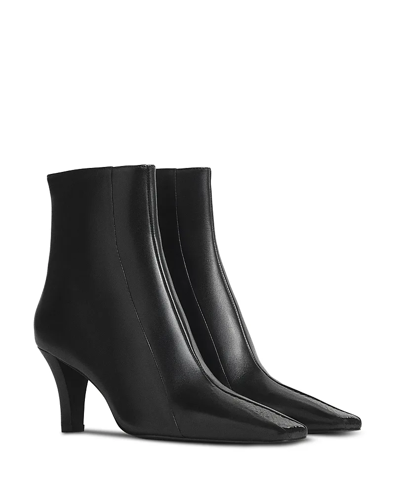 Jeanne Leather Ankle Boots by Reformation
