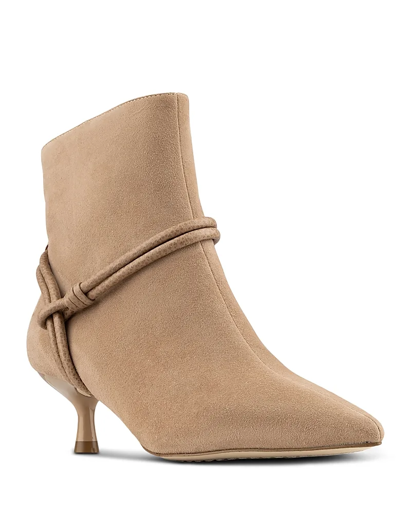 Leather & Suede Dress Boots by Donald Pliner