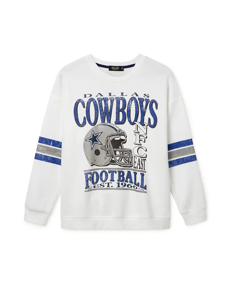 NFL Dallas Cowboys Oversized Striped Fleece by Junk Food