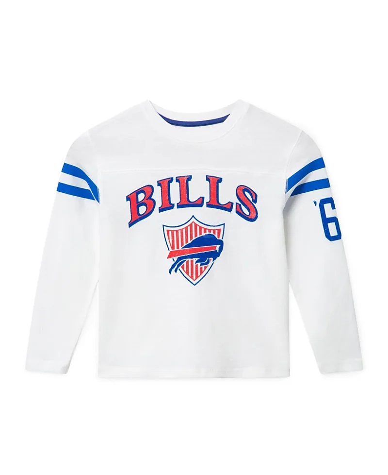 NFL Buffalo Bills Striped Long Sleeve Tee by Junk Food