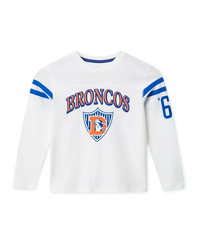 NFL Denver Broncos Striped Long Sleeve Tee by Junk Food