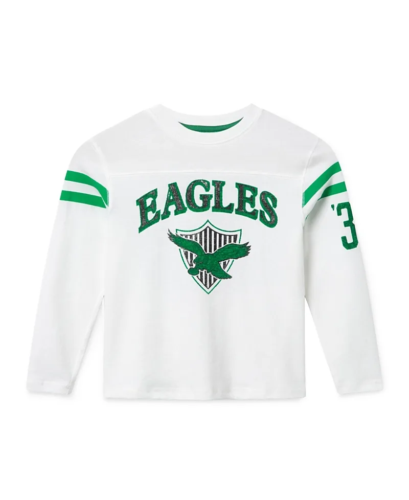 NFL Philadelphia Eagles Striped Long Sleeve Tee by Junk Food
