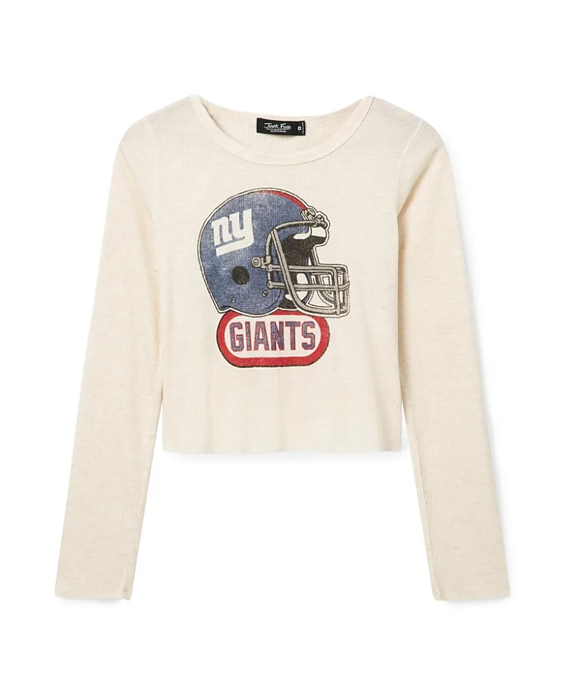 NFL New York Giants Helmet Crop Thermal by Junk Food