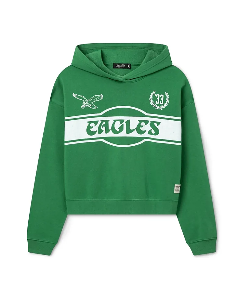 NFL Philadelphia Eagles Oversized Crop Hoodie by Junk Food
