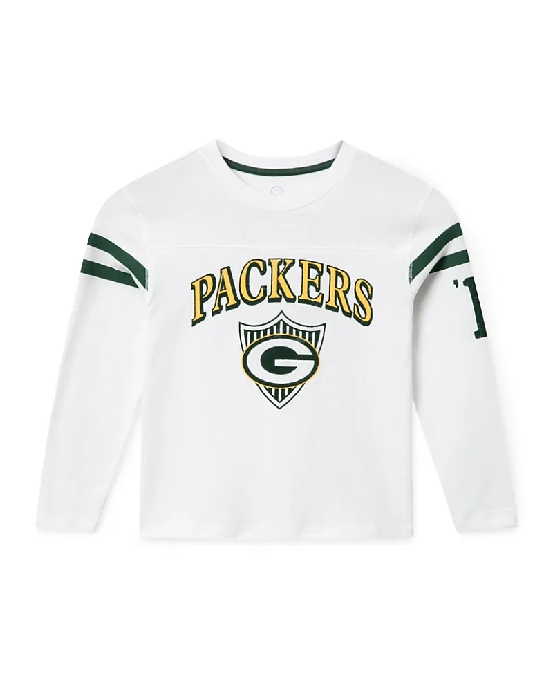 NFL Green Bay Packers Striped Long Sleeve Tee by Junk Food