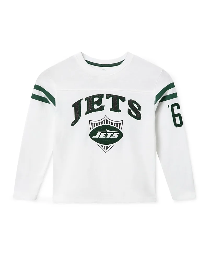 NFL New York Jets Striped Long Sleeve Tee by Junk Food