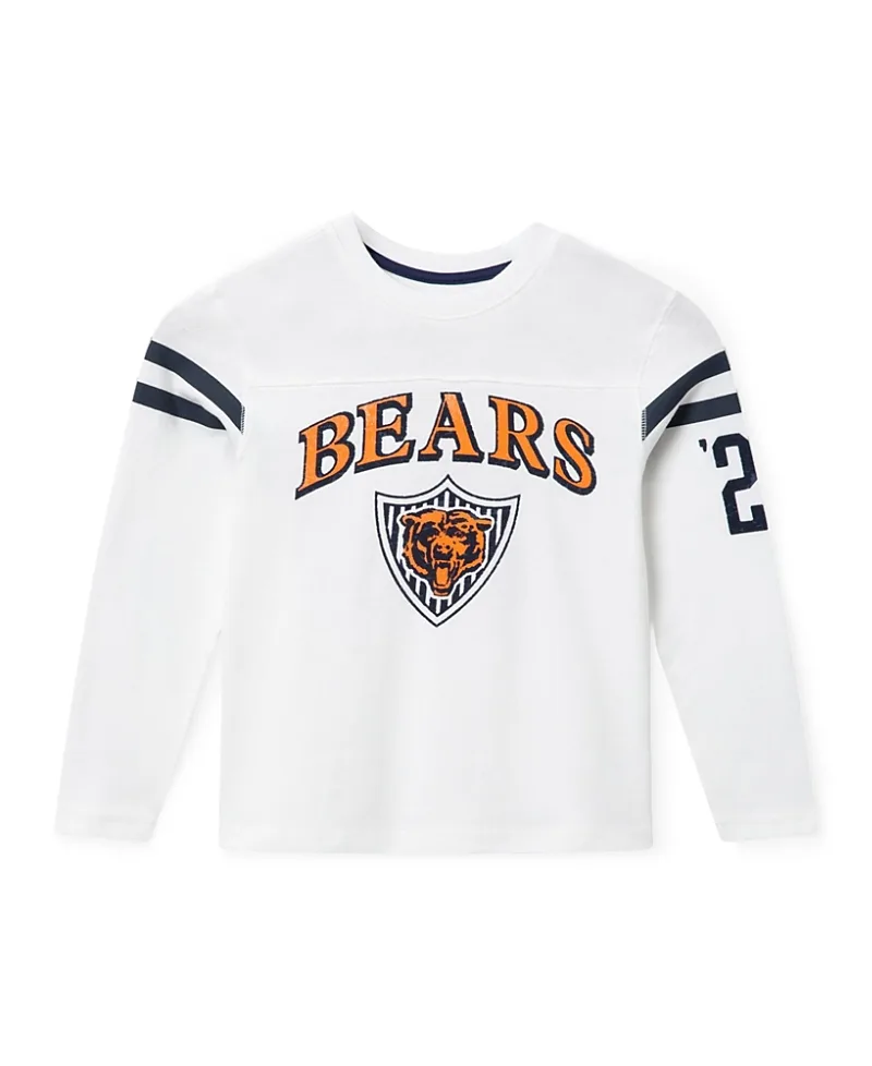NFL Chicago Bears Striped Long Sleeve Tee by Junk Food