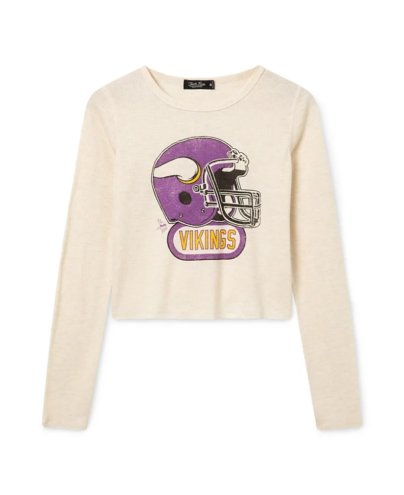 NFL Minnesota Vikings Helmet Crop Thermal by Junk Food