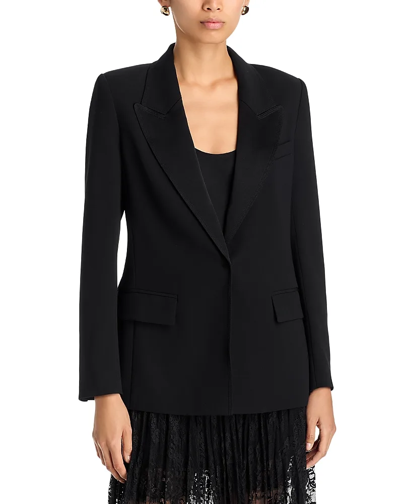 Dylan Satin Back Crepe Blazer by Kobi Halperin