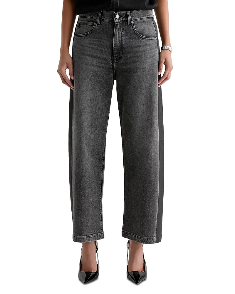 Hattie High Rise Ankle Barrel Jeans by AG