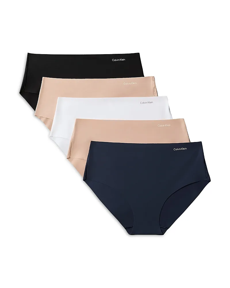 Invisibles Microfiber Stretch Hipster Briefs, Pack of 5 by Calvin Klein