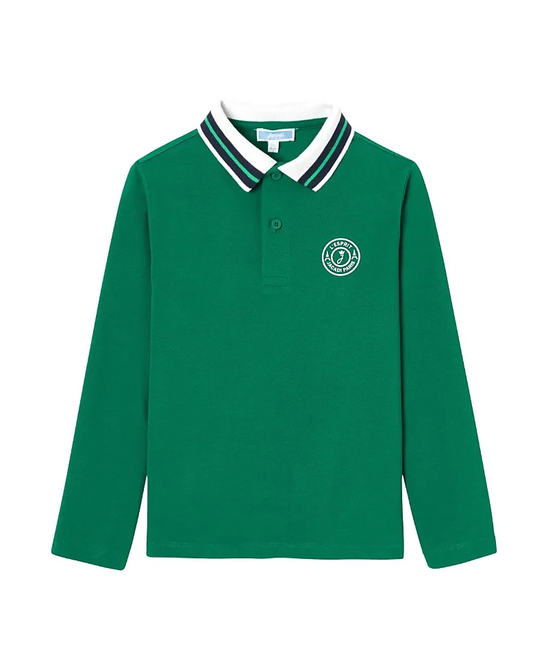 Sieste Long Sleeve Polo Shirt by Jacadi Paris