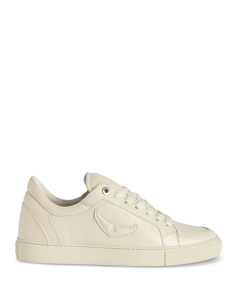 Fly on Low Top Leather Sneakers by Zadig & Voltaire