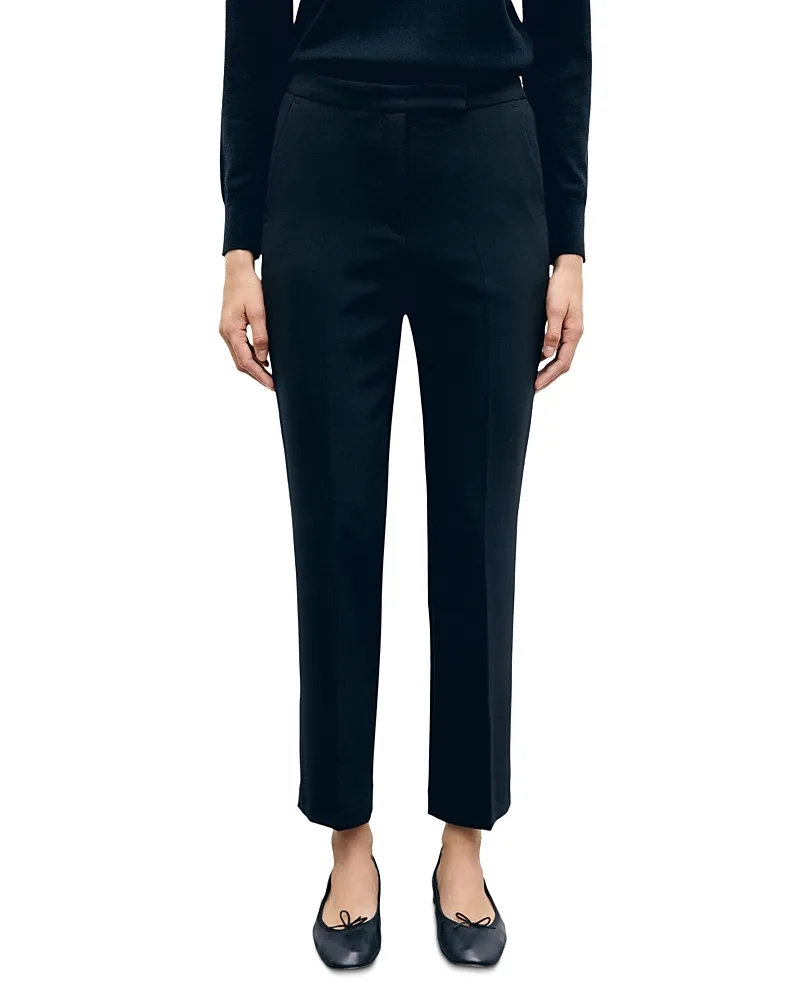 Mie Tab Waist Slim Pants