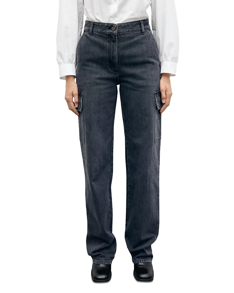 Ibory Mid Rise Cargo Jeans by Gerard Darel