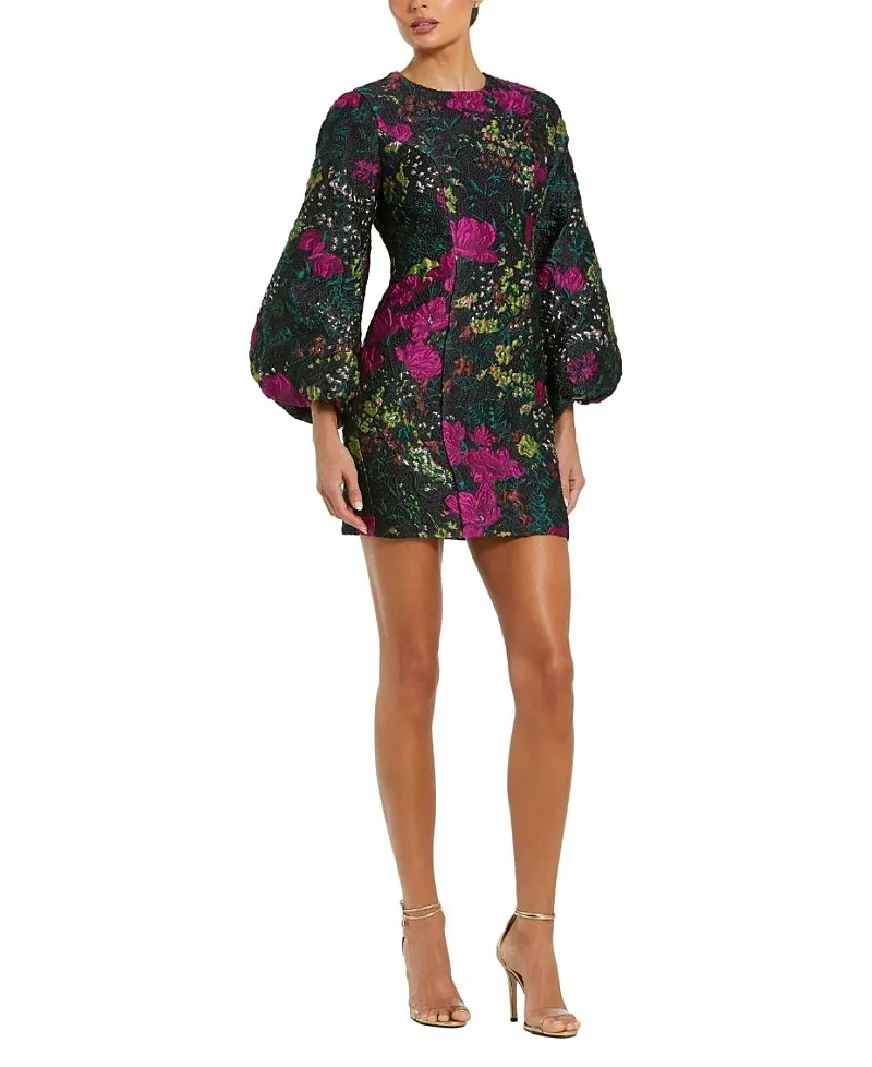 Mac Duggal Brocade Mini Dress by M.A.C.