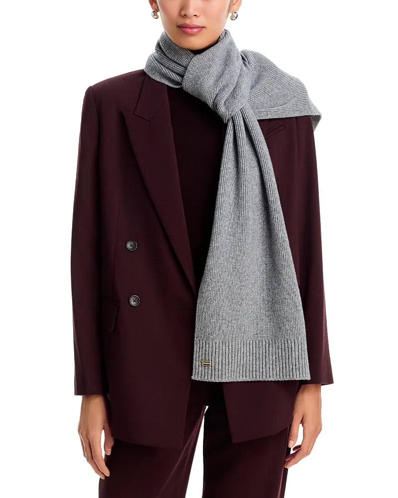 Wool & Cashmere Scarf by Victoria Beckham