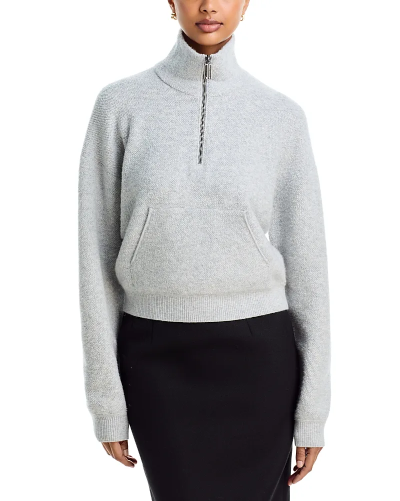 Half Zip Wool Blend Sweater by Victoria Beckham