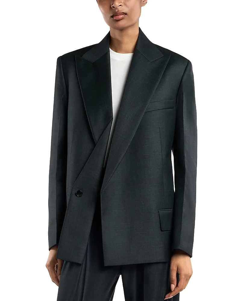 Sculptural Layered Wool Jacket