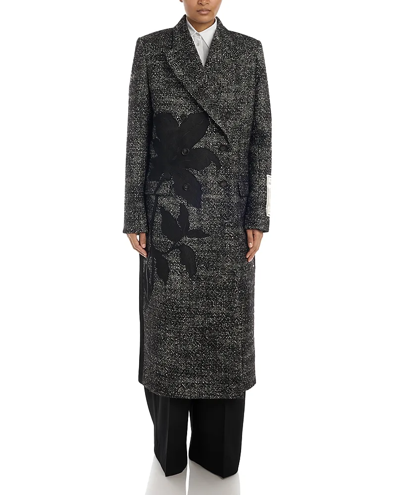 Wool Blend Tailored Coat by Erdem