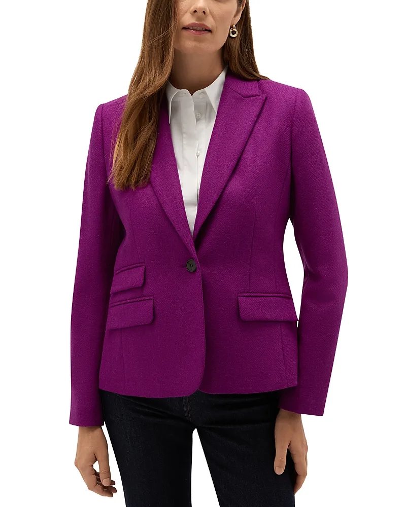 Claire Wool Peak Lapel Jacket by Hobbs London