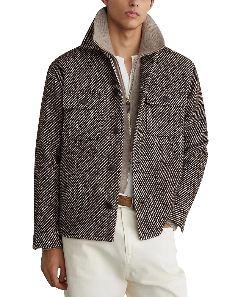 Clifton Brushed Twill Pocket Overshirt