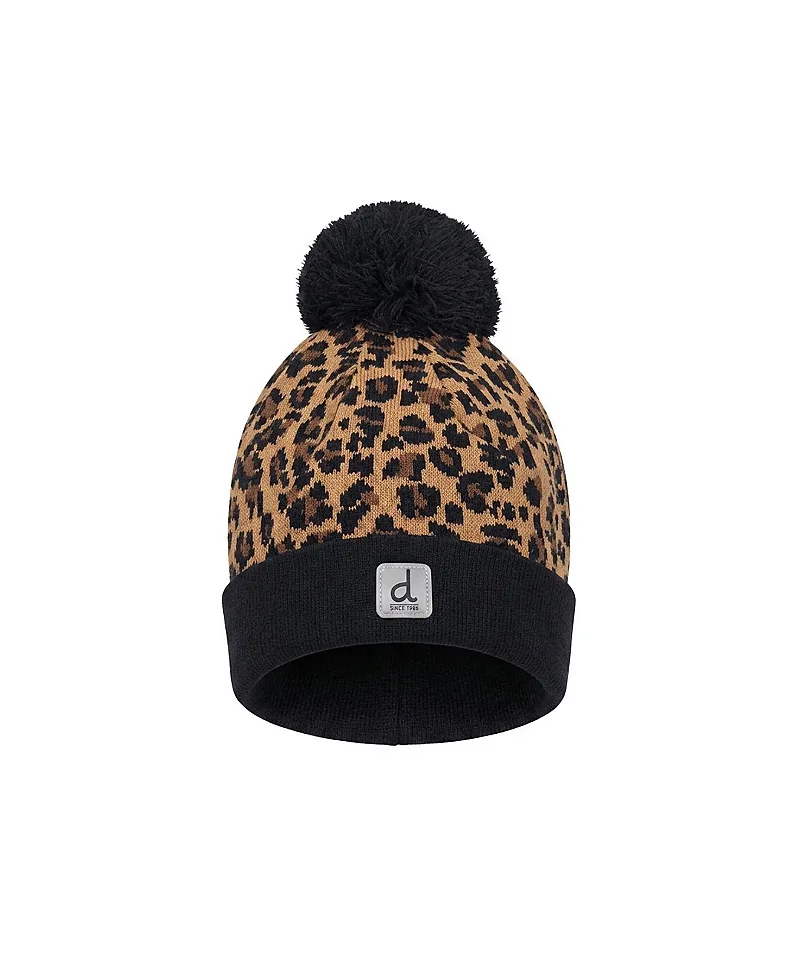 Knit Lined Hat with Pompom by Deux Par Deux