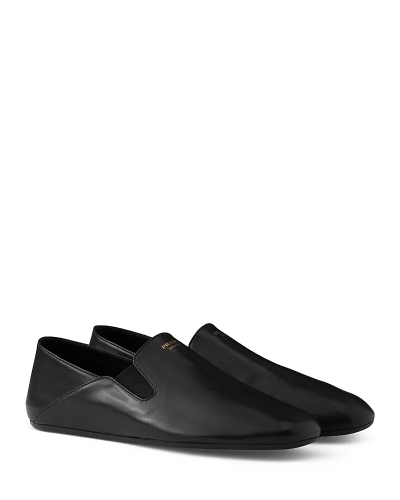 Leather Loafers by Prada