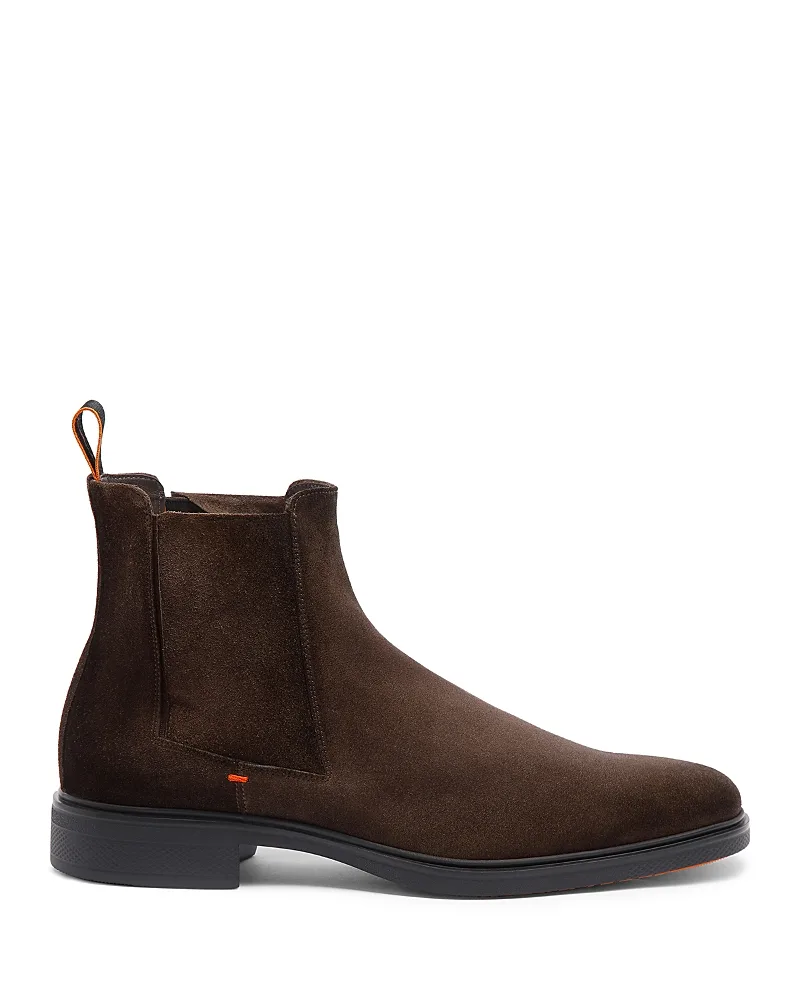 Suede Chelsea Boots by Santoni