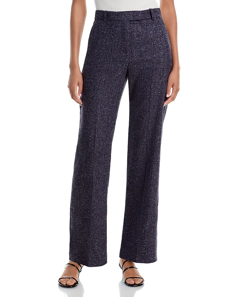 Micro Sequin Straight Leg Pants by Eleventy