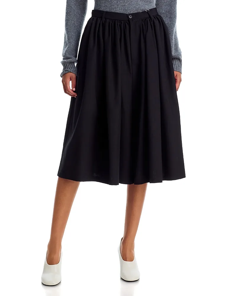 MM6 Maison Margiela Wide Leg Culotte Shorts by Maison Margiela