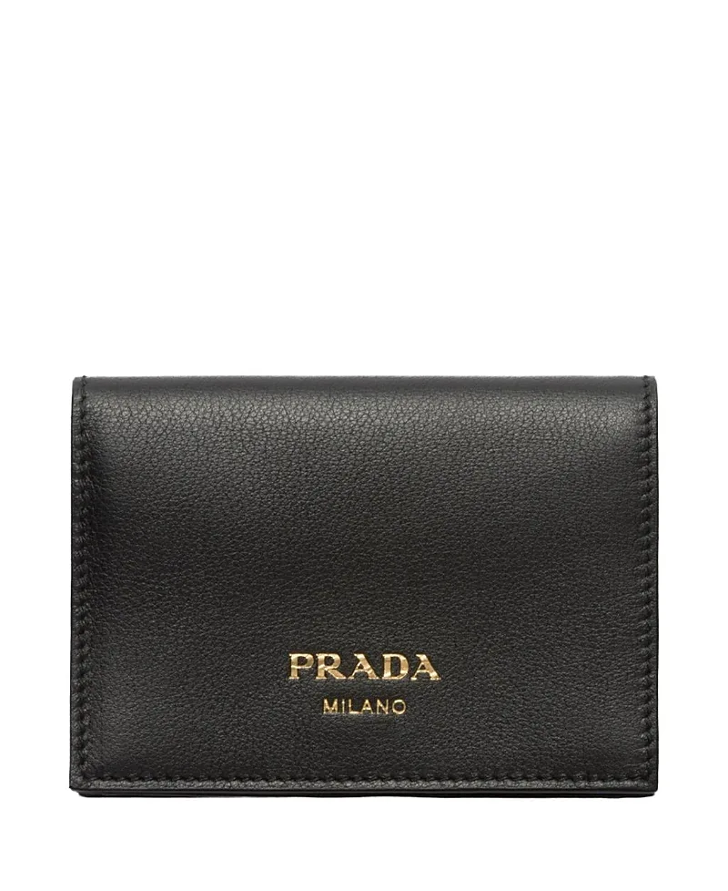 Small Leather Wallet by Prada