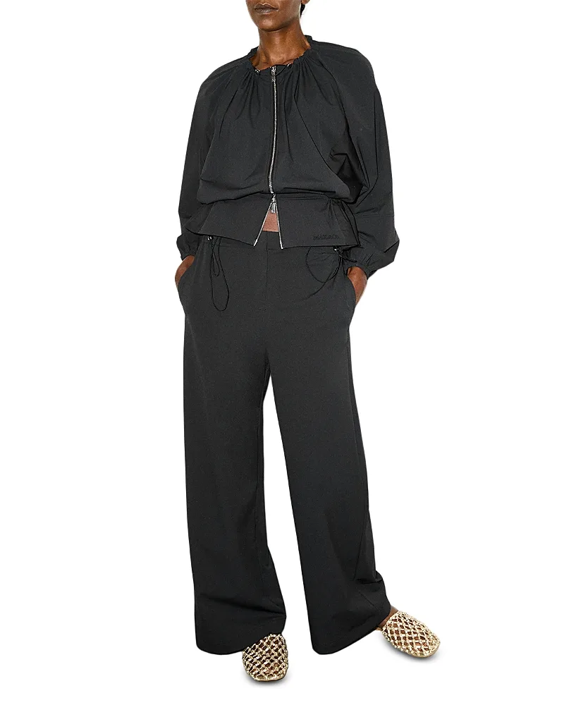 Orche Straight Drawstring Pants by Max & co.