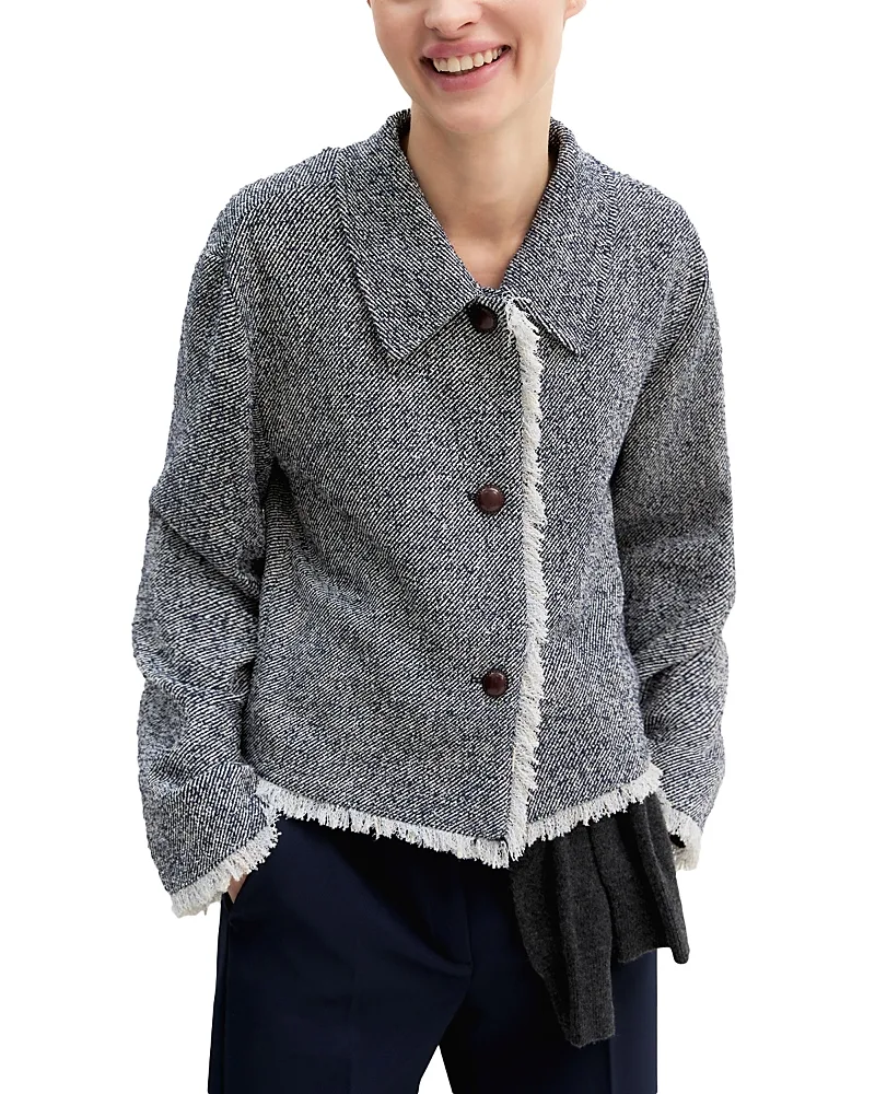 Straight Basketweave Jacket by Emme