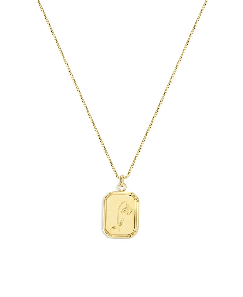 Audrey Birth Flower Necklace by Set & Stones