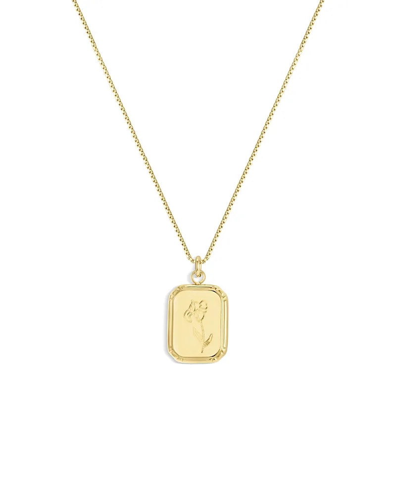 Audrey Birth Flower Necklace by Set & Stones