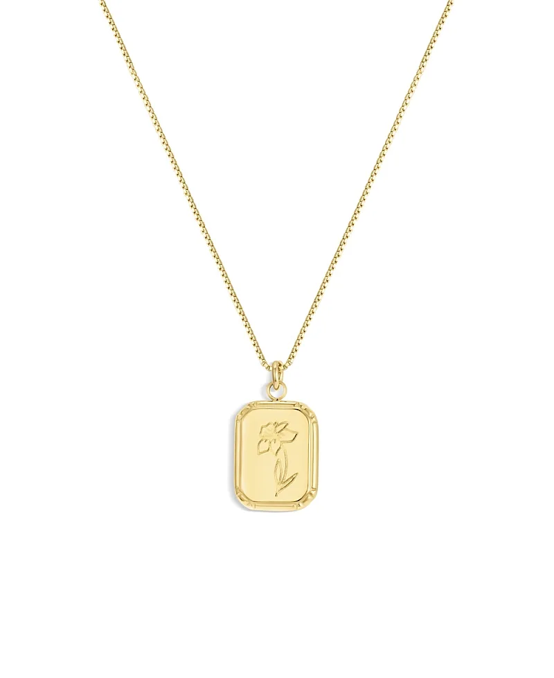 Audrey Birth Flower Necklace by Set & Stones