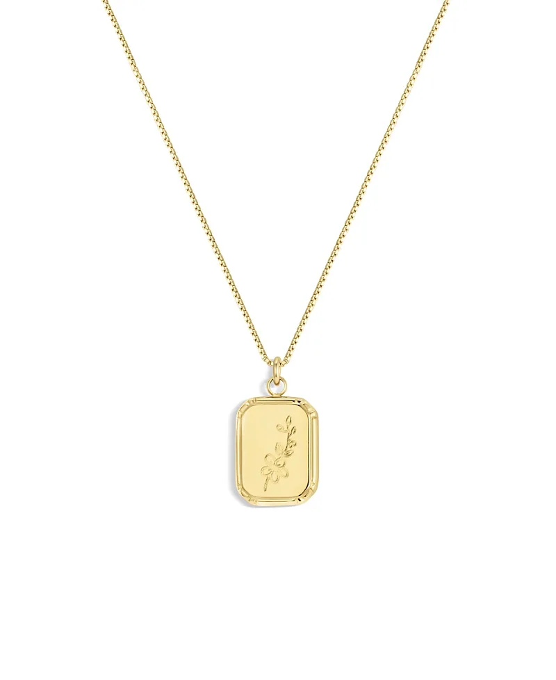 Audrey Birth Flower Necklace by Set & Stones